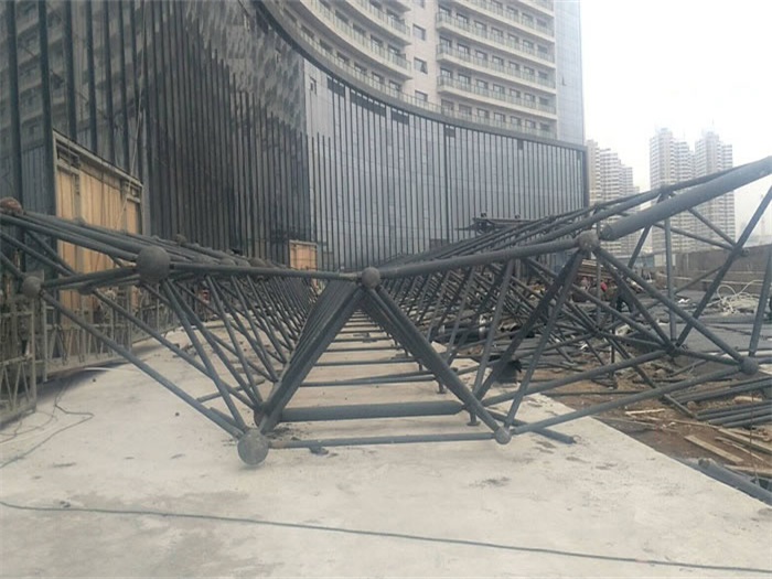 福建煙臺萬豪酒店雨棚網架
