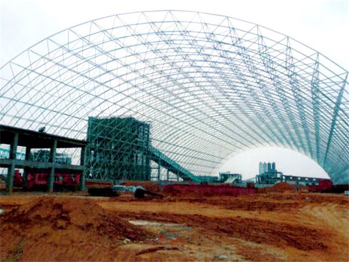 福建廣西白色電廠干煤棚網架加工